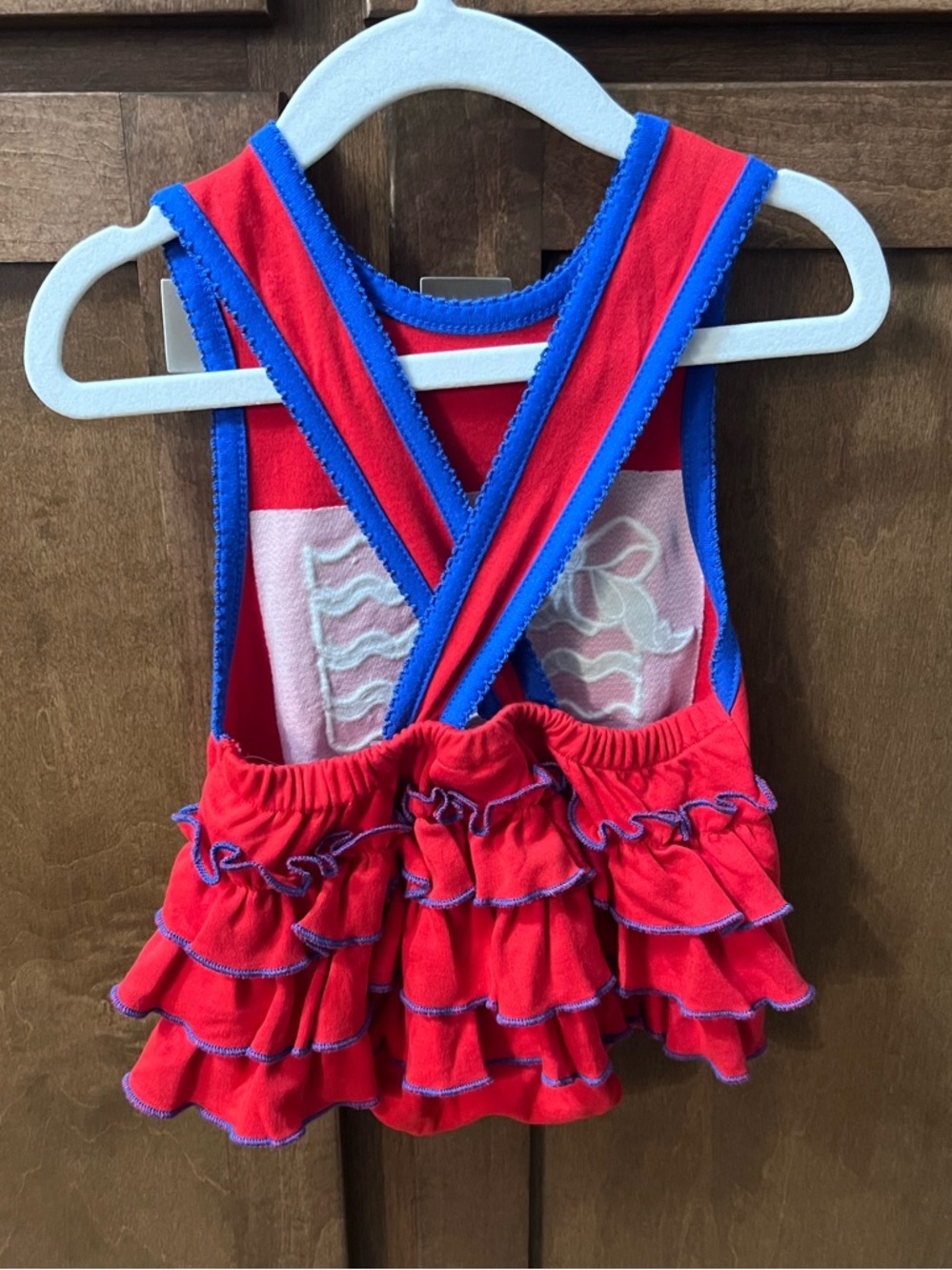 Patriotic Ruffle Romper - Picture 2 of 4